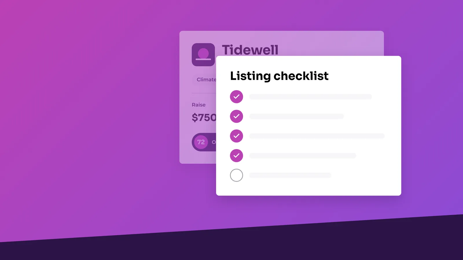 Cover image for the Raise Listing content checklist